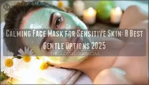 calming face mask for sensitive skin