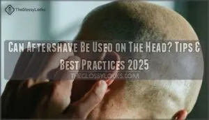 can aftershave be used on the head