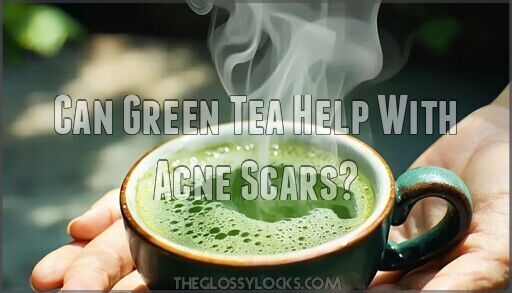 Illustration of Remove Acne On Back With Tea Leaves
