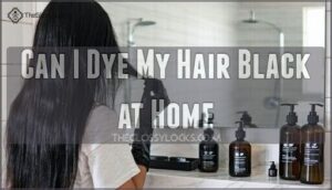 can i dye my hair black at home