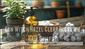 can witch hazel clear ingrown hair bumps