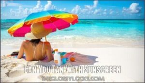 can you tan with sunscreen