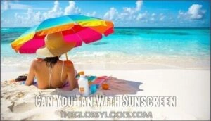 can you tan with sunscreen