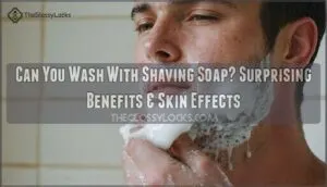can you wash with shaving soap