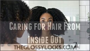 caring for hair from inside out