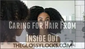 caring for hair from inside out