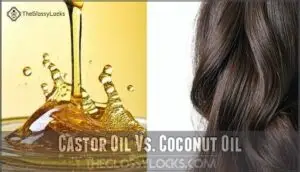 castor oil vs. coconut oil