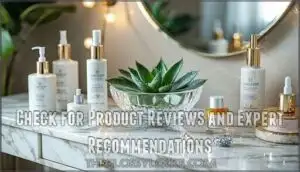 check for product reviews and expert recommendations
