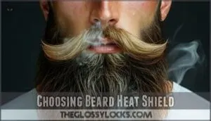 choosing beard heat shield
