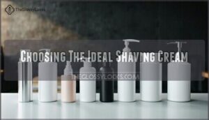 choosing the ideal shaving cream
