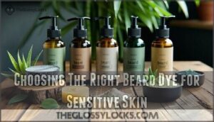 choosing the right beard dye for sensitive skin