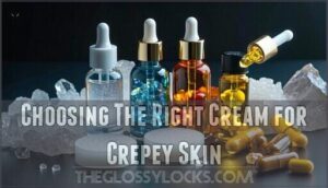 choosing the right cream for crepey skin