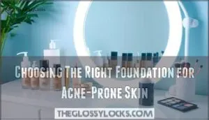 choosing the right foundation for acne-prone skin