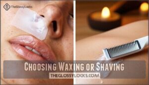 choosing waxing or shaving