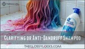 clarifying or anti-dandruff shampoo