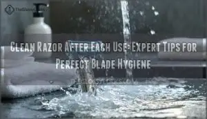clean razor after each use