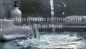 clean razor after each use clean razor after each use