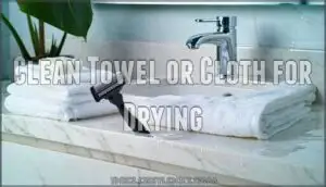 clean towel or cloth for drying