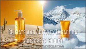 climate and activity impact on sunscreen choice