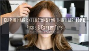 clip in hair extensions for thin hair