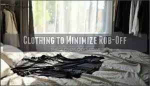 clothing to minimize rub-off