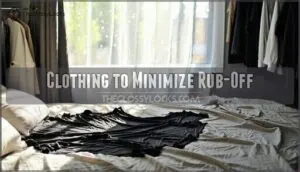 clothing to minimize rub-off clothing to minimize rub-off