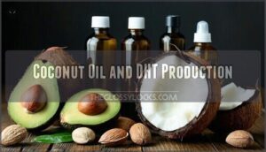 coconut oil and dht production