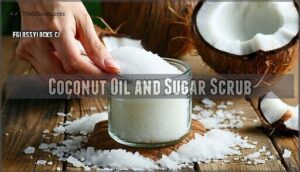 coconut oil and sugar scrub coconut oil and sugar scrub