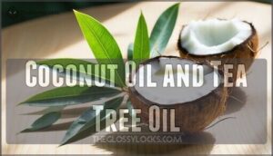 coconut oil and tea tree oil