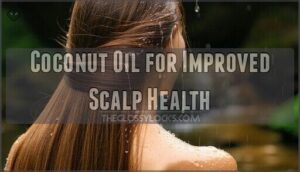 coconut oil for improved scalp health