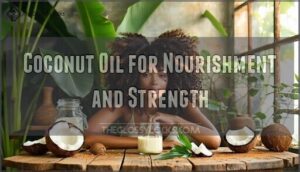 coconut oil for nourishment and strength