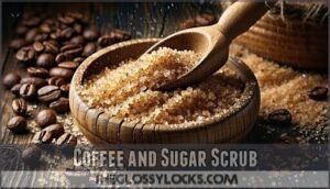 coffee and sugar scrub