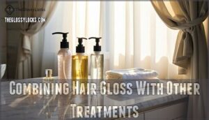 combining hair gloss with other treatments