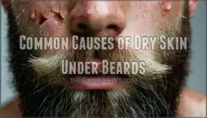 common causes of dry skin under beards