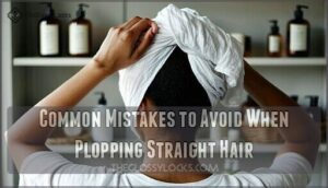 common mistakes to avoid when plopping straight hair
