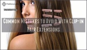 common mistakes to avoid with clip-in hair extensions