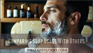comparing soap usage with others