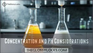 concentration and ph considerations