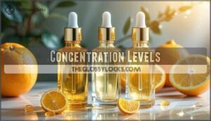 concentration levels