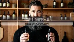 conditioner + oil conditioner + oil