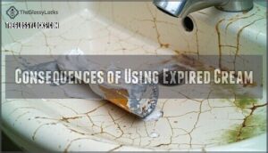 consequences of using expired cream