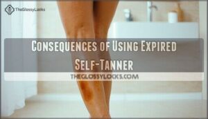 consequences of using expired self-tanner