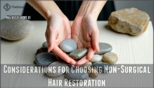 considerations for choosing non-surgical hair restoration