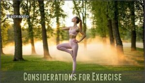 considerations for exercise