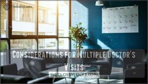 considerations for multiple doctor's visits
