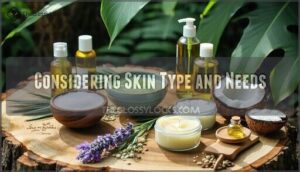 considering skin type and needs