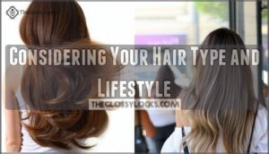 considering your hair type and lifestyle