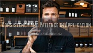 consistency and patience in application