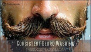 consistent beard washing