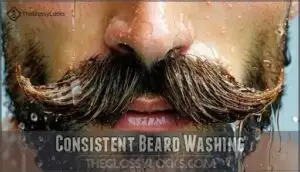 consistent beard washing
